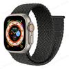 Braided Solo Loop Strap For Apple Watch Ultra 49mm 44mm 45mm 40mm 41mm 42mm Correa Bracelet iWatch Series 8 7 SE 6 5 4 3 Strap