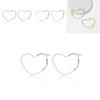Creative Heart Earrings In Various Colors Simple And Stylish For Any Occasion Or Gifting