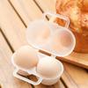 5/10Pcs 2-Cell Outdoor Portable Egg Box Plastictray Refrigerator Egg Storage Box Shock-Absorbing And Anti Drop