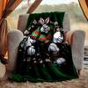 South Sydney Rabbitohs Flannel Blanket Soft Warm All-Season Throw, Design for Camping, Car Travel, Hiking Sofa, Bed, Office Perfect Gift for Parties