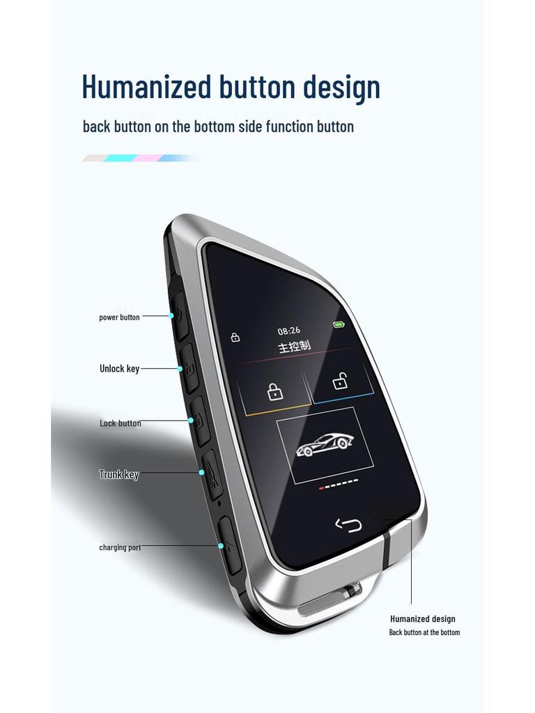 Universeller Autoschlüssel LCD-Display mit Keyless-Entry-Funktion