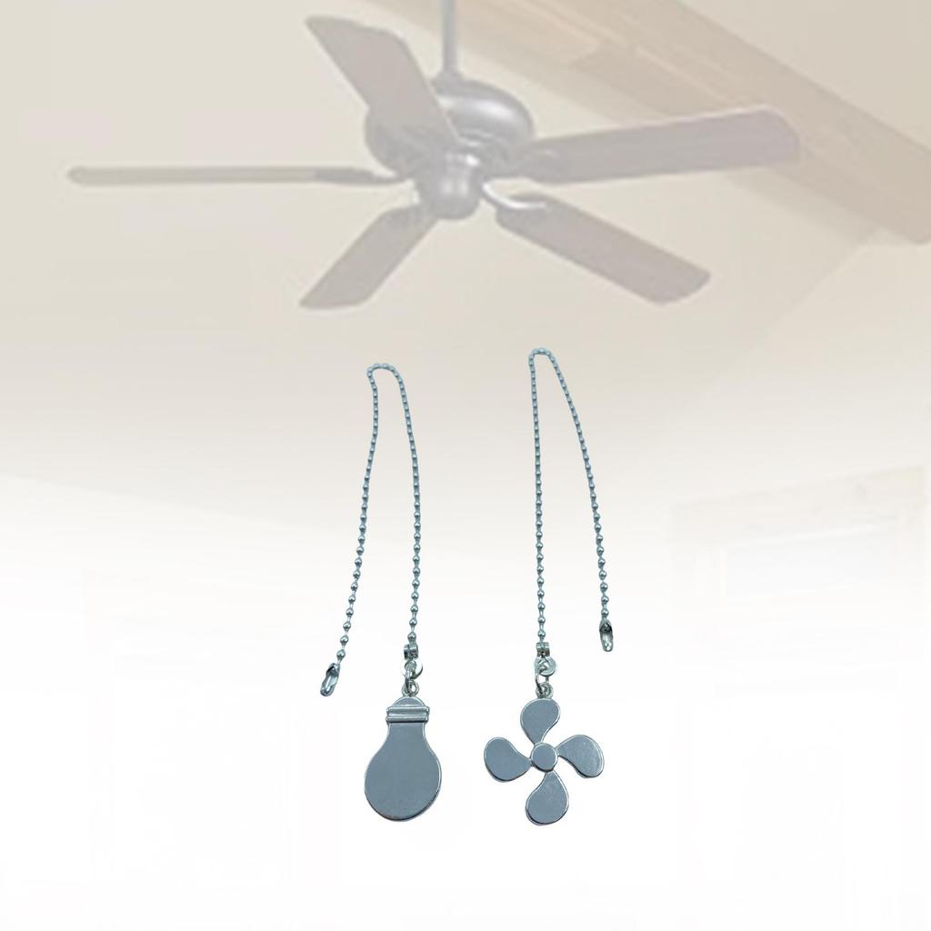 Ceiling Fan Pull Chain Ornaments Fan Extension Chain for Lamp Ceiling Fan