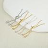 1Pc Bracelet Accessory Adjustable Slider Pull Chains With Zircon For DIY Bracelet Necklace Jewelry Accessories