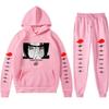 Ensemble Hoodie Anime Naruto Hommes Femmes - Impression Uchiha Itachi Sweat à Capuche Décontracté Manches Longues Pantalon