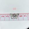 Retro Silver Butterfly & Star Bowknot Flower Alloy Jewelry Nail Gold Metal Accessories