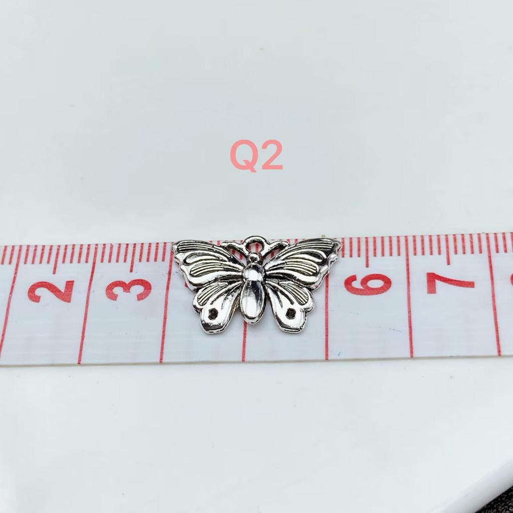 Retro Silver Butterfly & Star Bowknot Flower Alloy Jewelry Nail Gold Metal Accessories