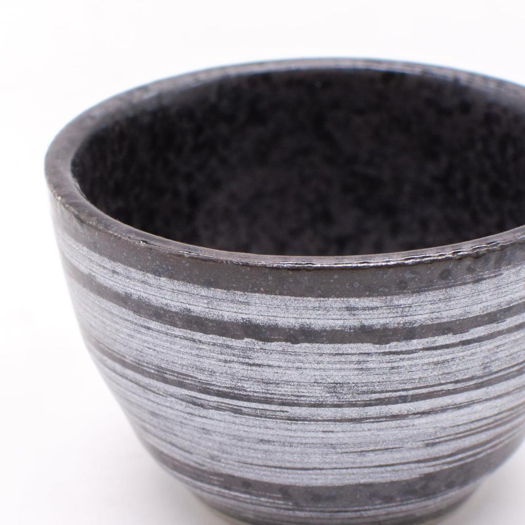 Mino Ware Sake Cup Brushstroke Approximately In Diameter X In Approximately 40ml Microwave and Dishwasher Made In (guinomi/ochoko), Pattern, 5.5cm