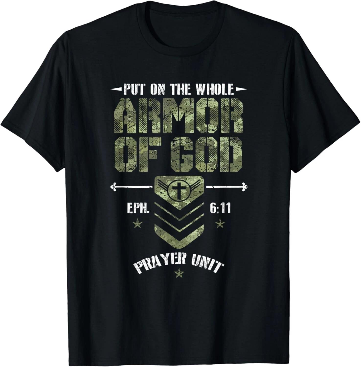 Camo Armor Of God Christians Religious Camouflage Gift Unisex T-Shirt S