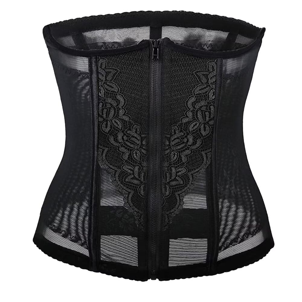 Easy zipper opening waist waist waist posture pelvic rib belt [Uroi] corset, nipper, long, slimming, shapewear, tightening, correction, correction,