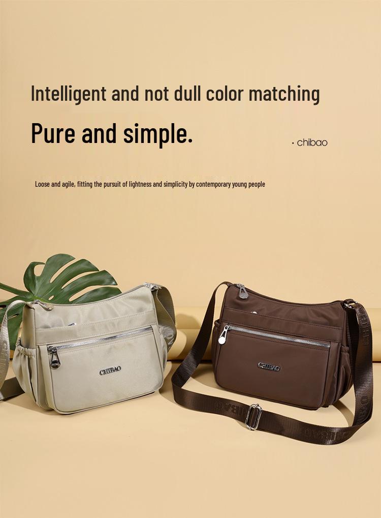 ChiBao Nylon Women's Lightweight Crossbody Bag - Versatile, Large Capacity for Casual Commute