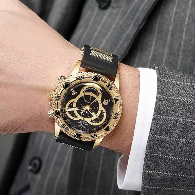 Men's Business Watch Fashionable and Handsome Stainless Steel Quartz Watch as a Birthday Gift for Boyfriend