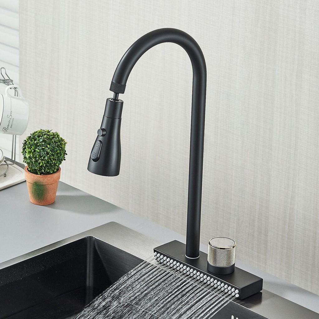 Küchenarmatur Edelstahl Spültischarmatur Einhebelmischer mit 360° Brause