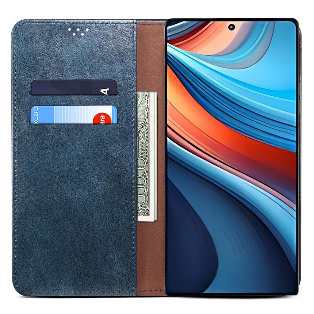 For Xiaomi Redmi Note 13R Pro 5G PU Leather Wallet Phone Case Magnetic Protect Cover