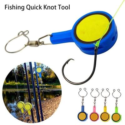 1Pcs Tackle Box Accessories Knot Tying Tool Quick Tying Fishing Hook Cover Fast Tie Knotter