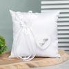 Handmade Bridal Ring Cushion Polyester Wedding Ring Holder Wedding Ring Pillow  Engagement Ceremony