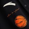 Anta Campus Basketball Series Knitted Casual Jacket Spring 2026 Men tops Black Orange Gray 152611738-1