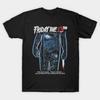Men Black Print T-shirt Friday The 13Th, Jason Voorhees, Slasher. Horror Classic No-Cut Transfer Paper Print Cotton Tshirt
