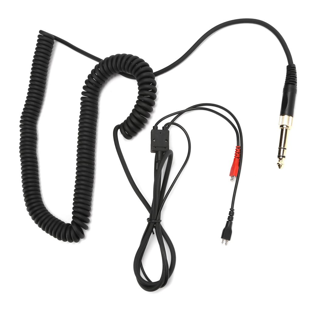 Headphone Coiled Audio Cable with Adapter for HD25 HD560 HD540 HD430 HD250