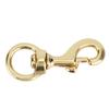 Quality Brass Swivel Trigger Hook High Strength Pet Pet Leash Rope Clip Golden Yellow