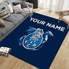 Custom Name,FC Porto Home Sofa Decoration for Living Room & Bedroom, Non‑Slip Play Flannel Floor Mat for Game Room