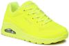 Skechers Uno Night Shades Women's Sneakers (73667) Neon Yellow