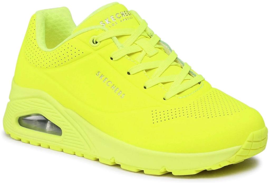 Skechers Uno Night Shades Women's Sneakers (73667) Neon Yellow