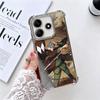Bleach Kisuke Urahara Plating Phone Case For Xiaomi Redmi Note 14 15 Pro Plus 13 12 11 11S 11T 10 9S 9 5G Anti-Fall Airabag Cove