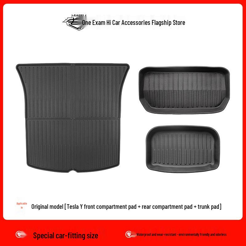 Compatible Tesla Model Y Right-Hand Drive Full Surround Floor Mat TPE Car Accessory