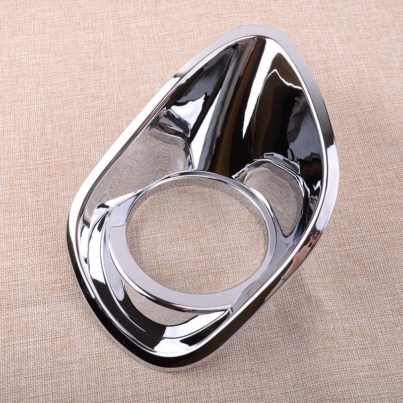 2Pcs ABS Chrome Front Fog Lamp Light Cover Trim Fit for Jeep Patriot 2011-2016
