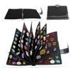 8 Pages Felt Brooch Storage Book Space Saving Badges Collection Book  Jewelry Organizer
