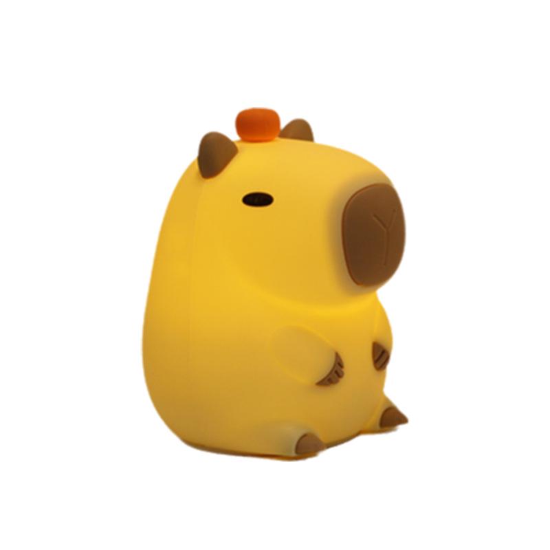 Capybara Silicone Night Light: Bedside Sleep Companion