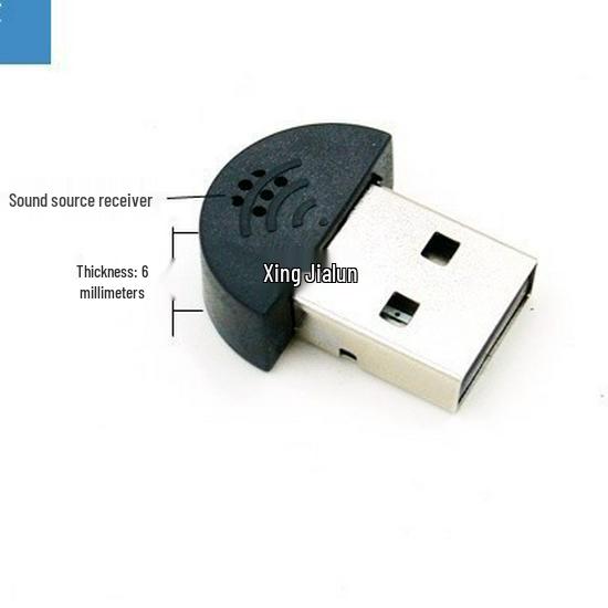 Wireless Mini USB Microphone for Desktop and Laptop Voice Recording