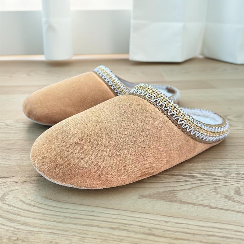 Women Vintage Ethnic Retro Design Home Slippers Spring Autumn Winter Casual Soft Light Comfy Warm Indoor mute Home Fashion