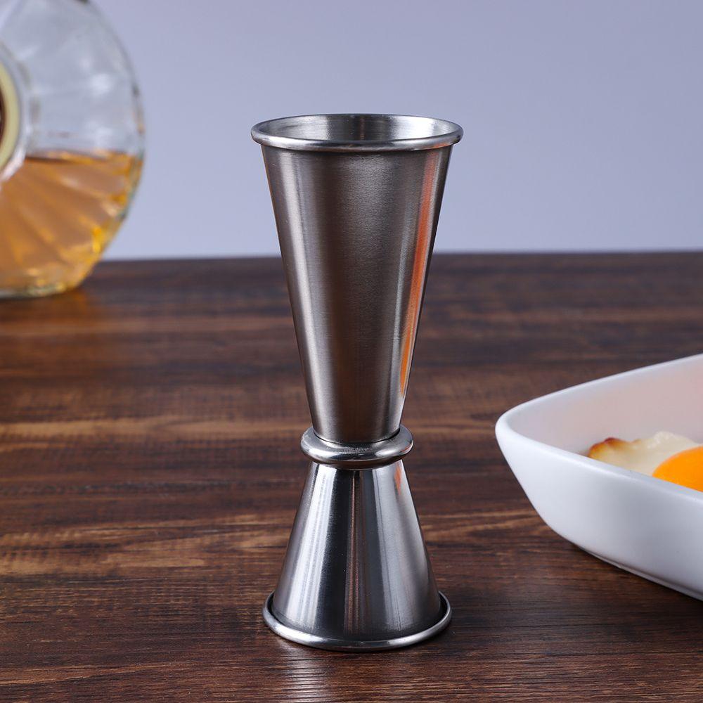 Stainless Steel Cocktail Shaker Measure Cup Dual Shot Drink Spirit Measure Jigger 15/30ml,25/50ml,20/40ml,30/50ml Measure Cup