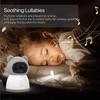 HD 5-Inch Wireless Baby Monitor with WiFi, Two-Way Talk, Night Vision, and Tuya Remote Monitoring