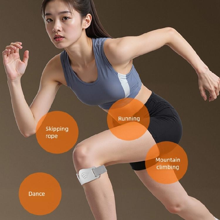 Silicone Patella Knee Support Strap Adjustable Breathable Patella Protectors Light Weight Sport Knee Brace for Women Men