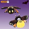 22CM Realistisches Süßes Horror-Cartoon-Totenkopfschwärmer Plüschtier Fliegendes Motten Stofftiere Puppe für Kinder Halloween Geschenke