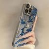 Dark Blue Cat Is Suitable for Apple 17promax16 New 15 Mobile Phone Case iPhone13 Mirror Apple 17 Mirror