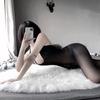 Sexy Underwear Sexy Silk Stockings Transparent Passion Suit Open File No Take Off Jumpsuit
