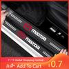 2025 Chaud 4Pcs Autocollants Protecteurs de Seuil de Porte en Fibre de Carbone pour Mazda 3 CX3 CX4 CX5 CX7 CX8 CX9 CX30 RX7 Atenza Axela Auto Acces