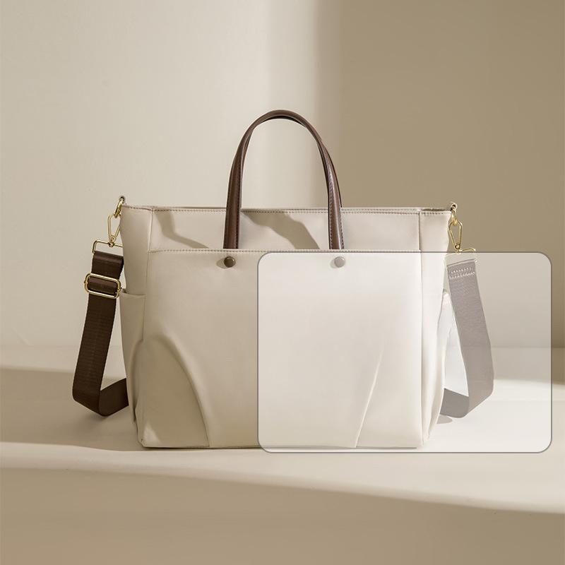 Commuting Simple Computer Bag  Summer Large Capacity Waterproof Oxford Cloth Bag  Versatile Student One Shoulder Crossbody Bag for Women