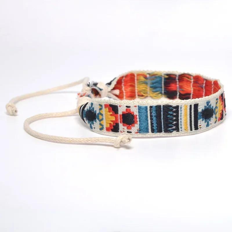Bohemia Weave Rope Friendship Bracelets For Woman Men Cotton Handmade Charm Bracelet & Bangles Ethnic Jewelry Gifts