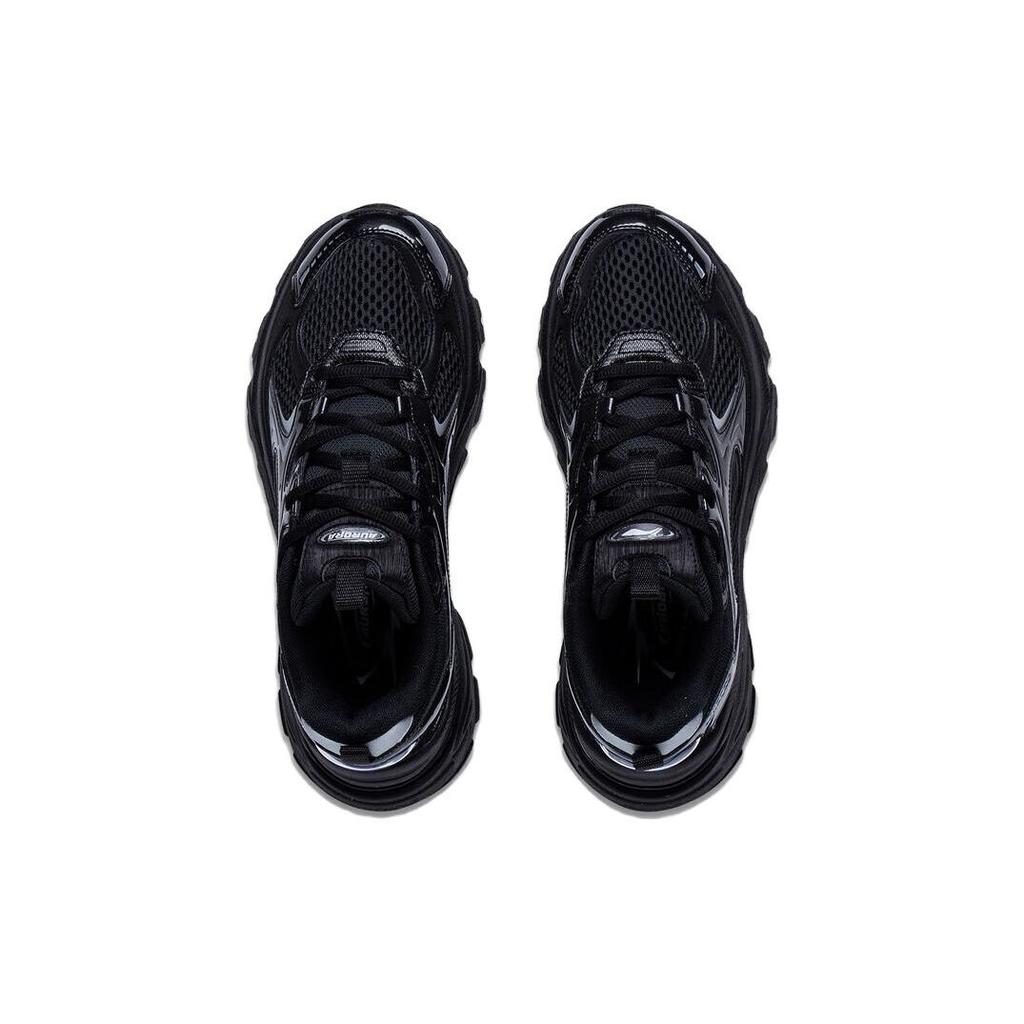 LiNing Aurora 2K Comfortable Shock Absorbing Wear Resistant Low Top Casual Shoes Women Casual Shoes Black AGCT108-2