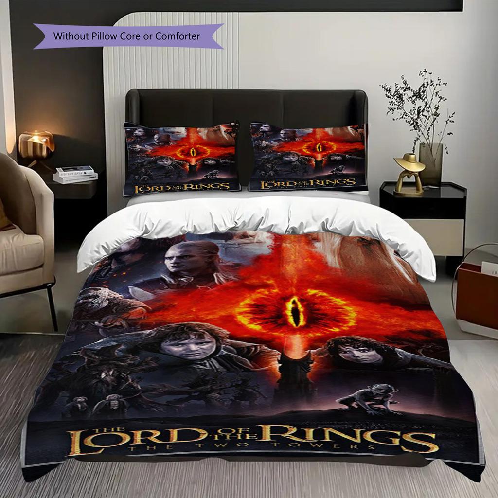 Lord Rings Two Towers Bedding 1 Duvet Cover 2 Pillowcase Without Core Duvet Cover And Pillowcase Soft And Comfortable