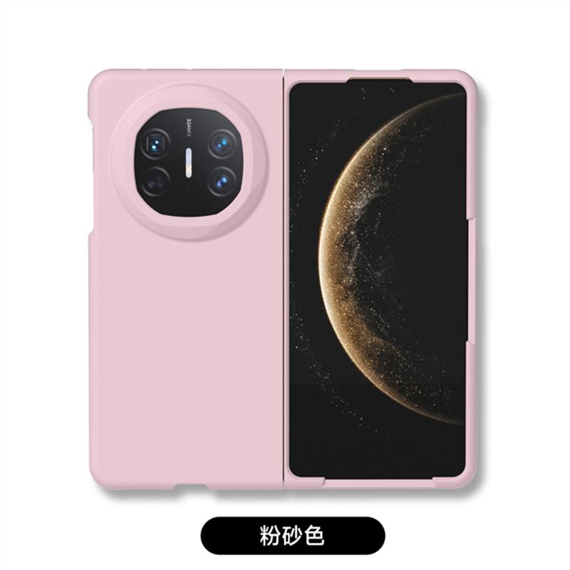 Luxury Liquid Silicone Case For Huawei Mate X6 X5 X3 Comfortable Feel Built in Flocking Protection Phone Cover Shockproof Bumper