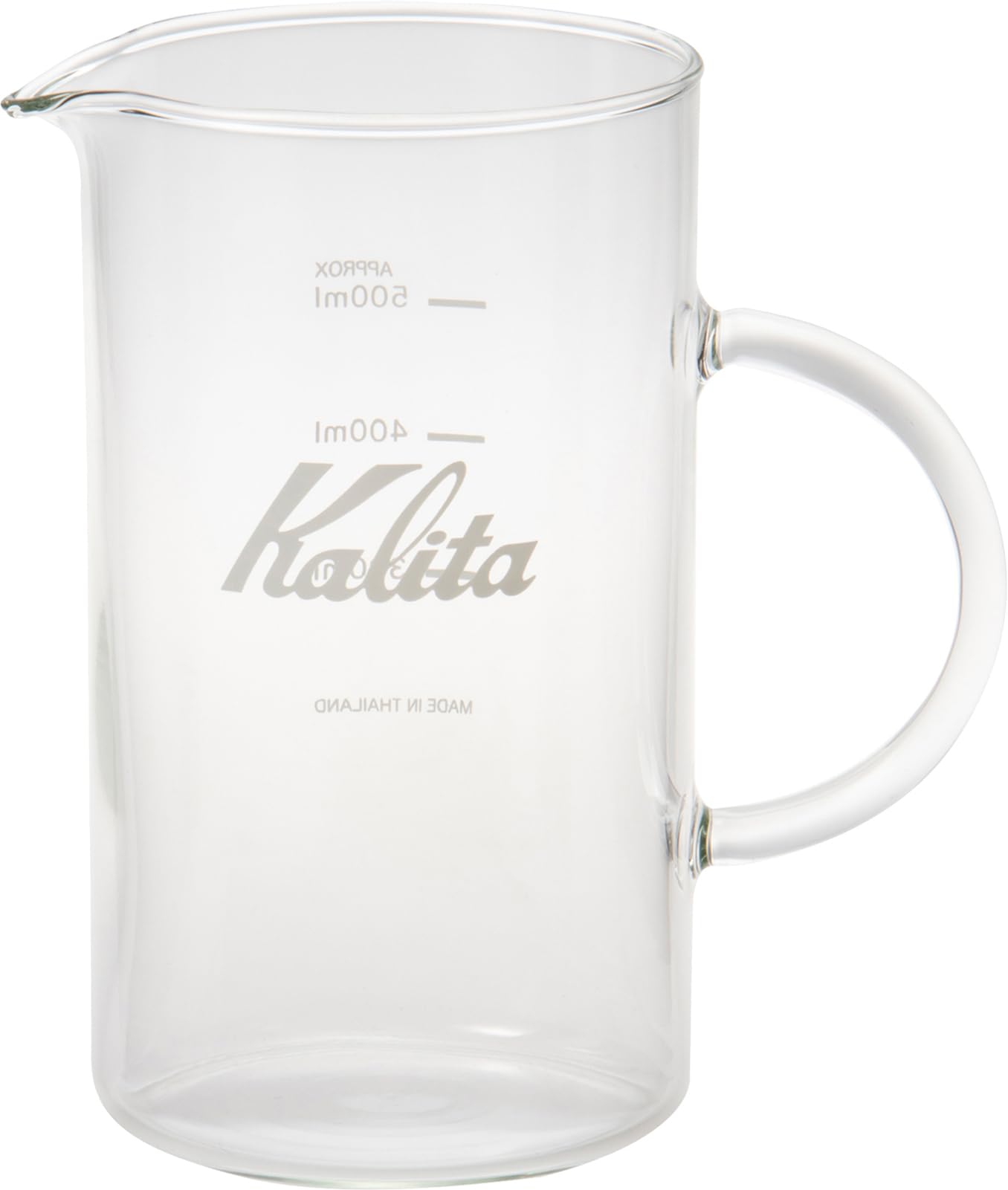 

Кофейник Kalita Jug500 на 500 мл, подходит для микроволновой печи и посудомоечной машины. Этот стильный кофейный декантер идеально подходит для кофе на открытом воздухе и других