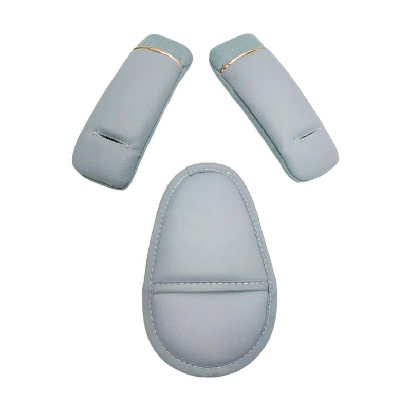 Premium PU Baby Strollers Accessories 3PCS Comfortable Shoulder Pads And Safety Covers For Infant Car Seats Travel Protection