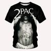 Summer fashion trend hip-hop cool 3D printed personalized T-shirt for men's casual and comfortable short sleeved T-shirt
