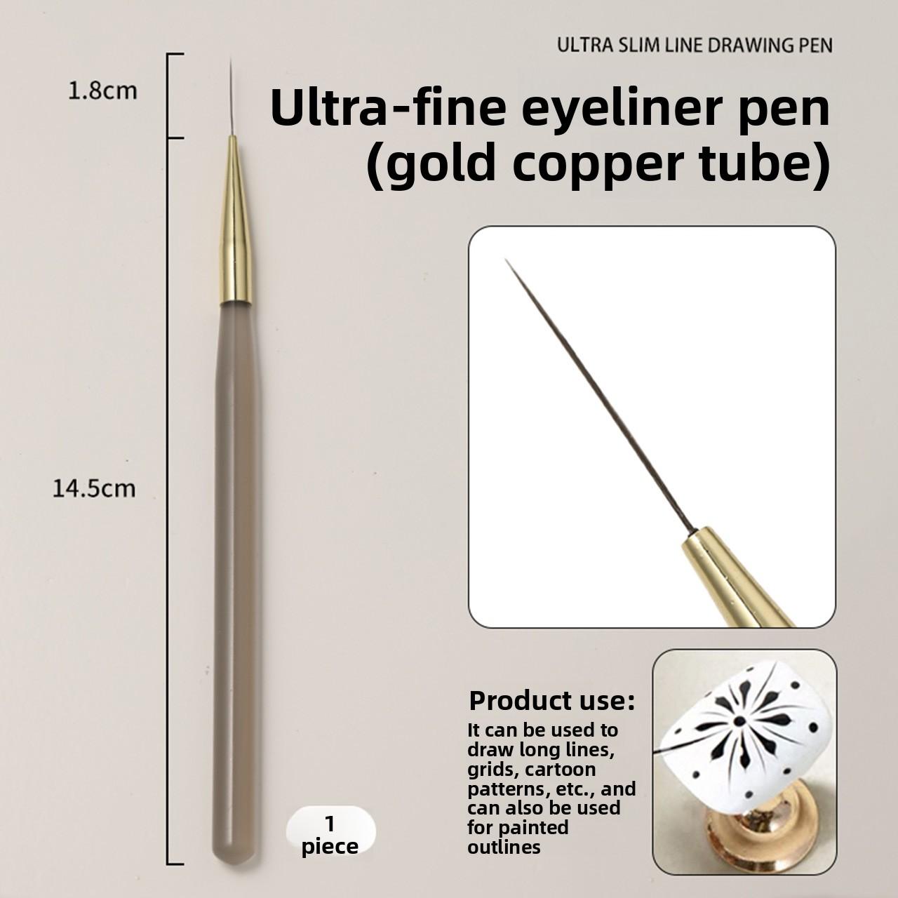 

Soft Resilient Flexible and Smooth Multi-purpose Extended Nail Art Pen Drawing pen 1stick