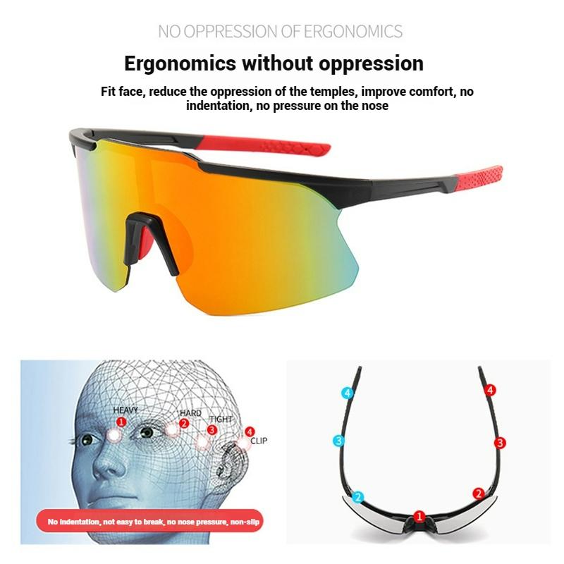 UV Protection Sun Glasses Outdoor Sport Hiking Cycling Polarized Glasses Men Women Windproof Dustproof Fishing HD Eyewear